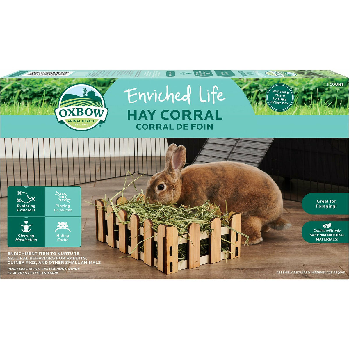 Oxbow Enriched Life - Hay Corral Enclosure for Small Animals