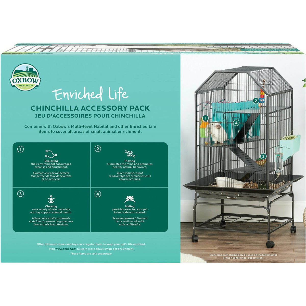 Oxbow Enriched Life - Pack d&#39;accessoires Chinchilla