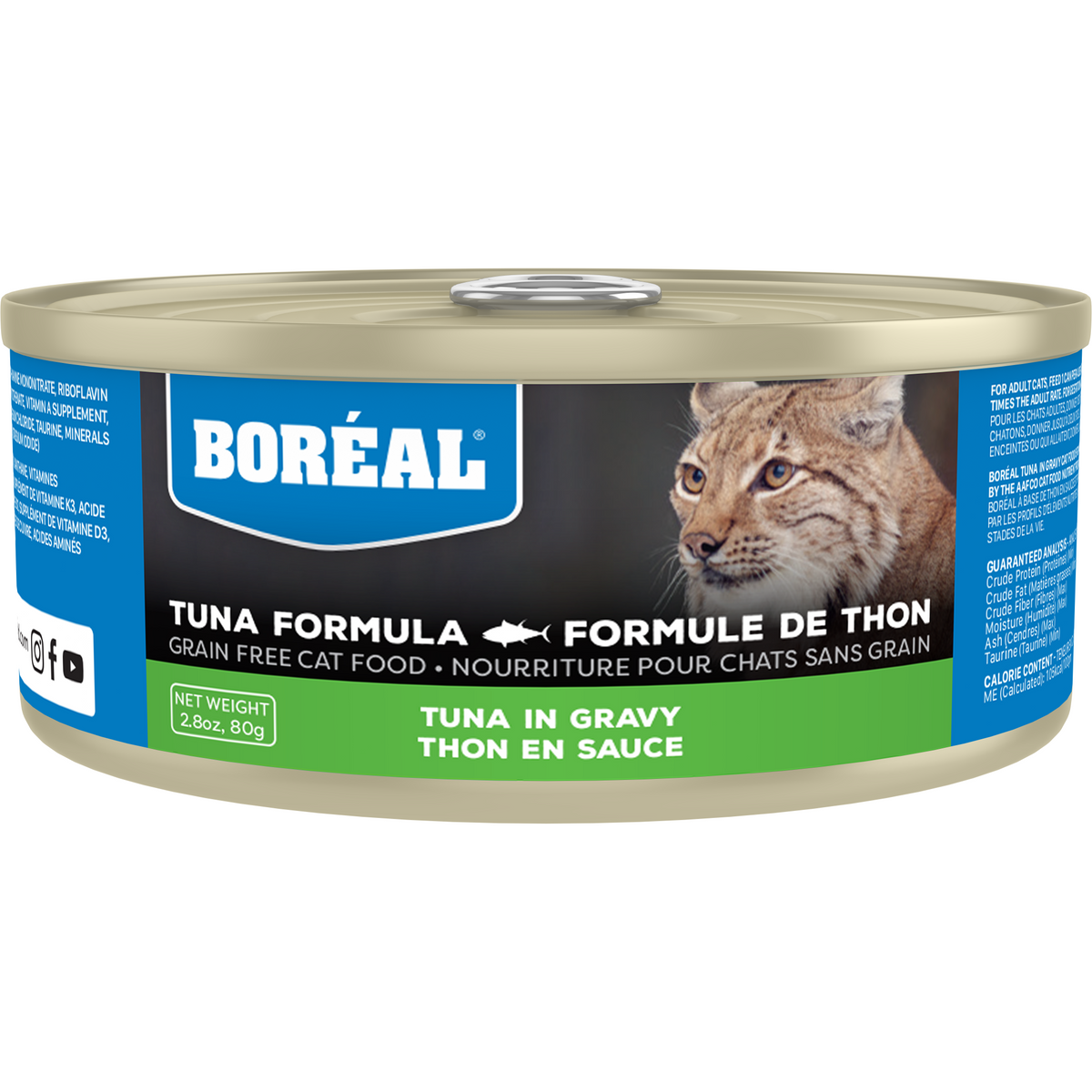 Boreal Tuna Formula Can - Tuna in Gravy - Canned Cat Food