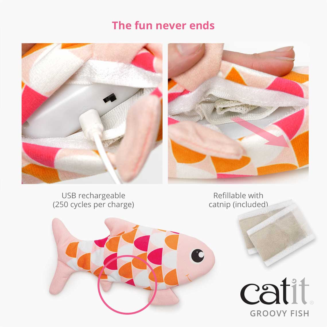 Catit Groovy Fish Cat Toy