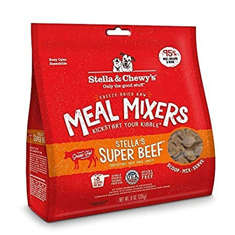 Stella &amp; Chewy&#39;s - Meal Mixers / Mélangeurs de repas Stella&#39;s Super Beef - Nourriture lyophilisée pour chiens
