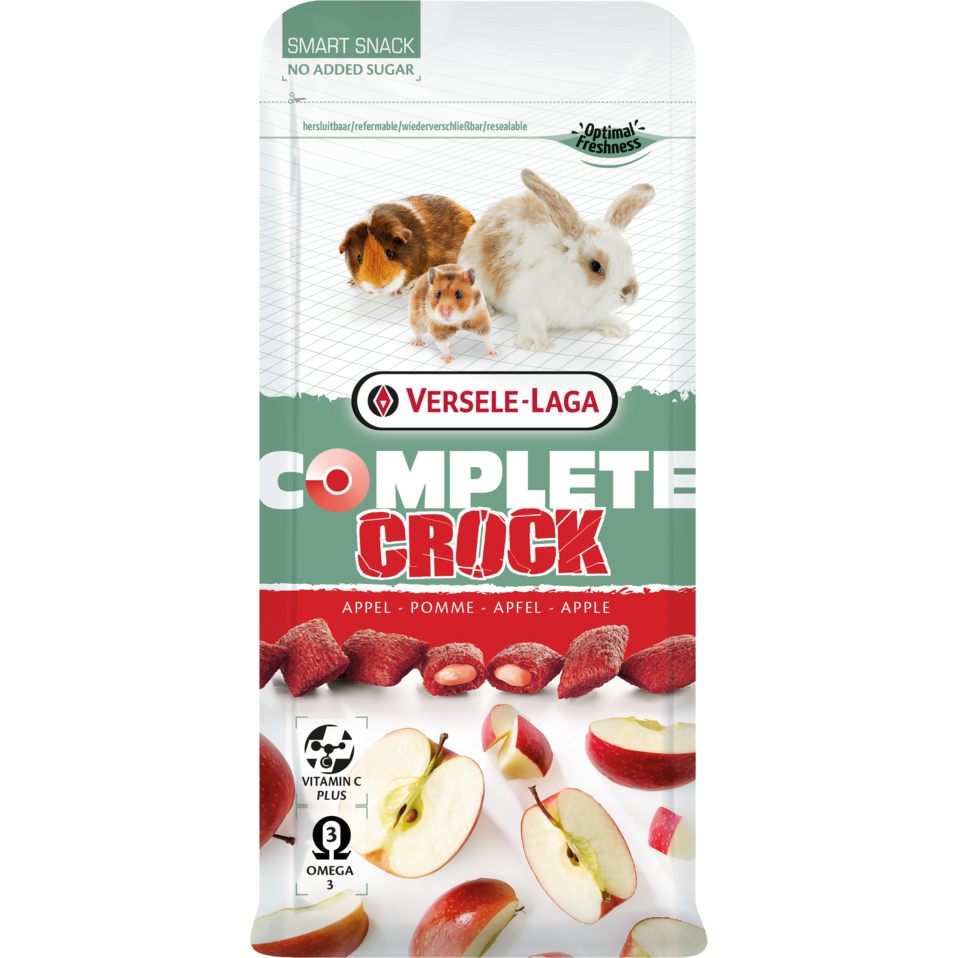 Versele-Laga Complete Crock Apple Gâteries pour rongeurs/petits animaux (50g)