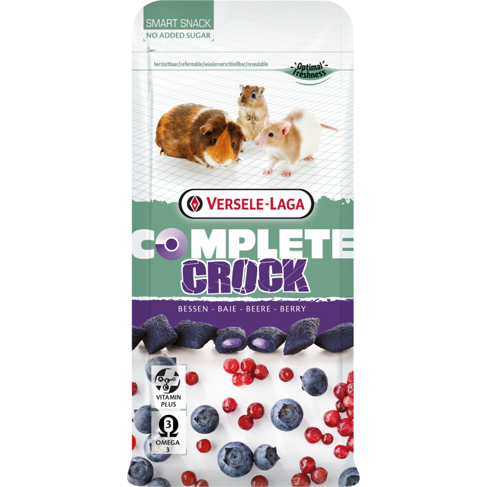 Versele-Laga Complete Crock Berry Treats for Rodents/Small Animals (50 -  Safari Pet Center
