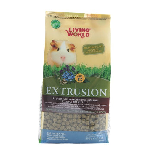 Living World Extrusion Diet for Guinea Pigs, 1.4 Kg (3 lb)