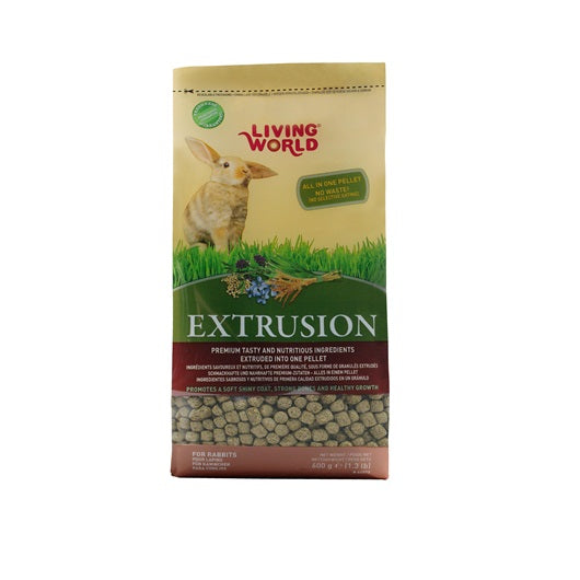 Living World Extrusion Diet for Rabbits, 600 g (1.3 lb)