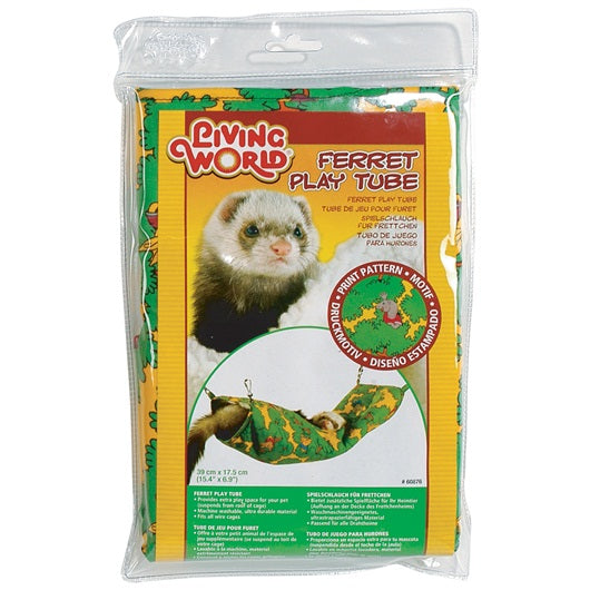 Living World Ferret Play Tube Green 39 cm x 17.5 cm (15 x 7 in)