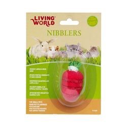 Living World® Nibblers - Strawberry Loofah &amp; Wood Chew