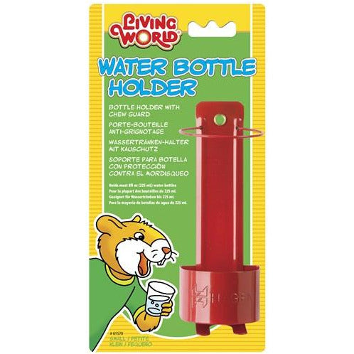 Living World Metal Water Bottle Holder Small - Fits 61535 Red