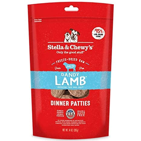 Galettes crues lyophilisées Stella &amp; Chewy&#39;s - Dandy Lamb - Nourriture pour chiens