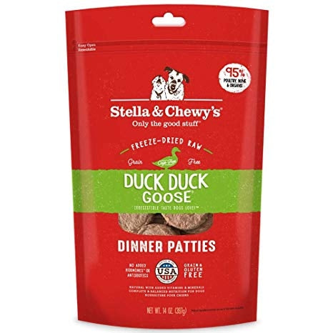 Stella &amp; Chewy&#39;s - Duck Duck Goose Freeze-Dried Dinner Patties - Freeze-Dried Dog Food