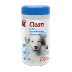 Dogit Clean Eye Wipes - 70 lingettes non parfumées