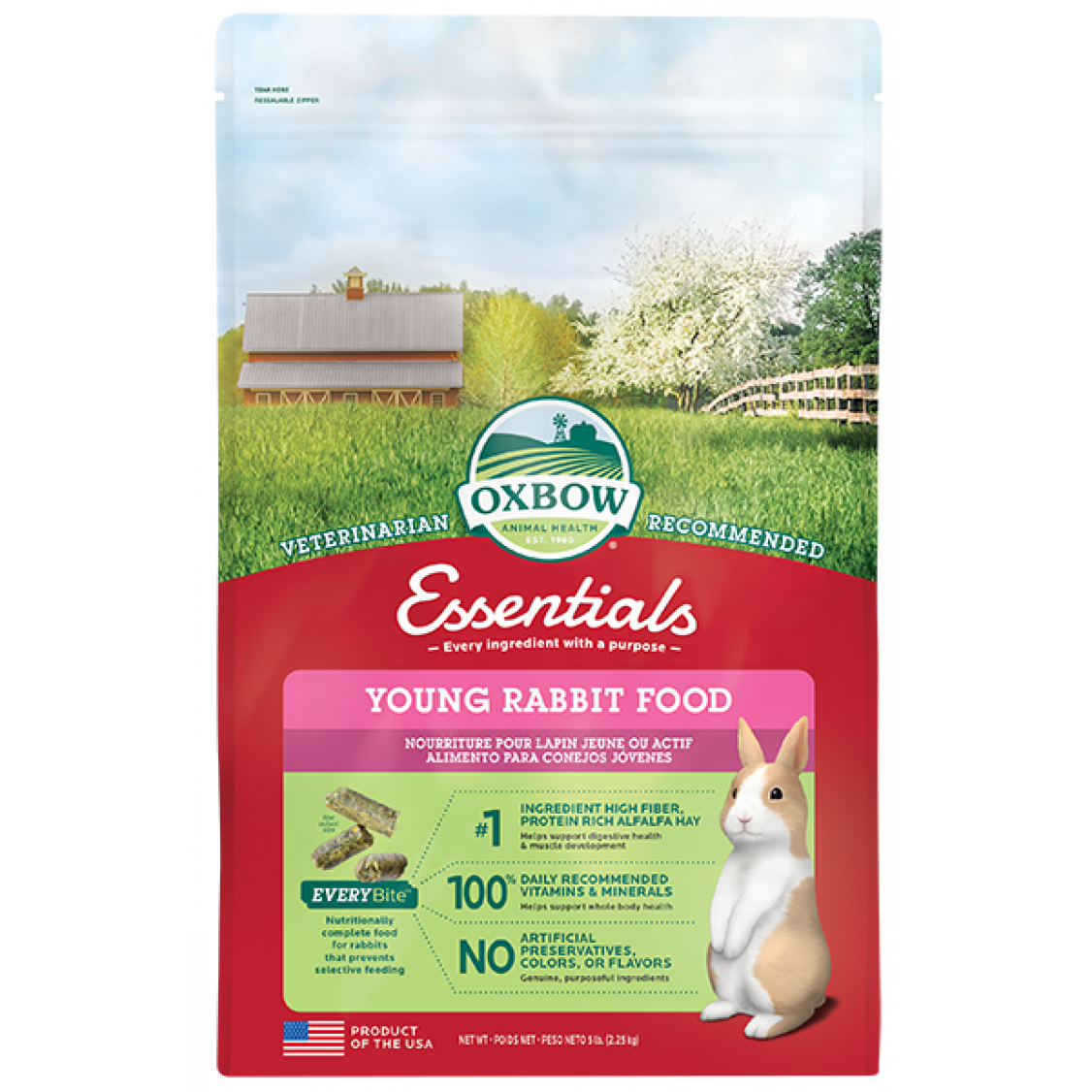 Dry rabbit food hot sale