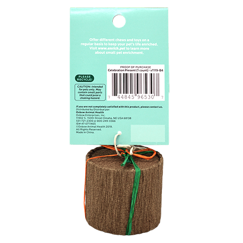 Oxbow Enriched Life - Celebration Present - Small Animal Chew Toy