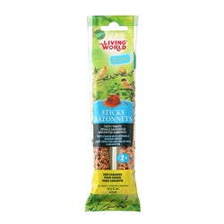 Living World Canary Sticks - Honey Flavour - 60 g (2 oz), 2-pack