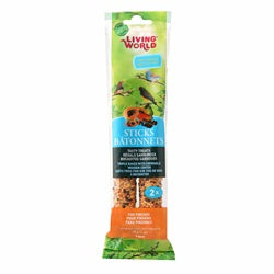 Bâtonnets de pinson Living World - Saveur de fruits - 60 g (2 oz), paquet de 2