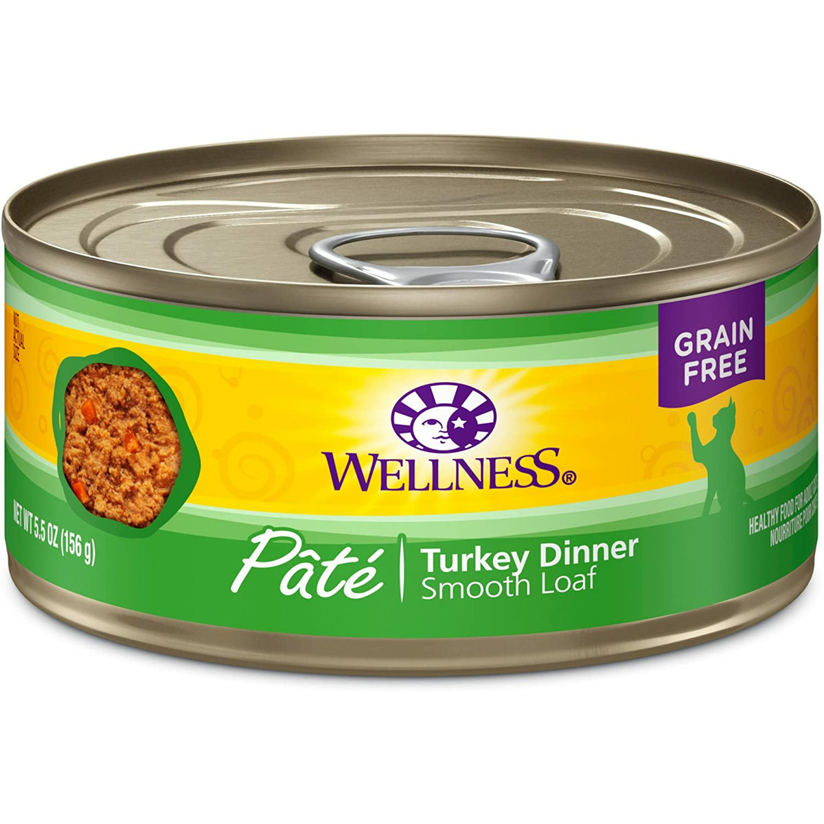 Wellness - Pâté Turkey Dinner Wet Canned Cat Food (5.5oz)