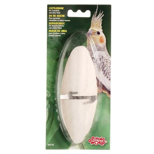 Living World Cuttlebone with Holder Large - 15 - 18 cm (6&quot; - 7&quot;)