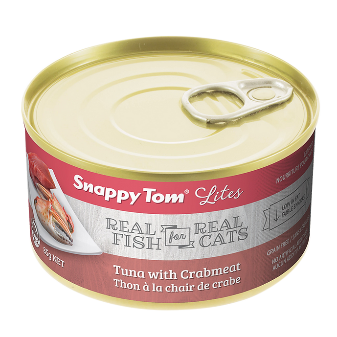 Snappy Tom - Lites - Thon à la chair de crabe - Nourriture en conserve pour chat