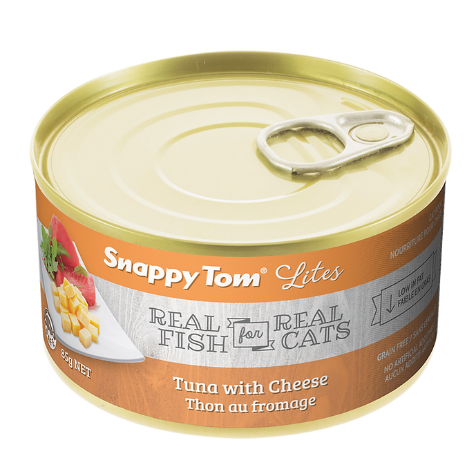 Snappy Tom - Lites - Thon &amp; Fromage - Nourriture en conserve pour chat