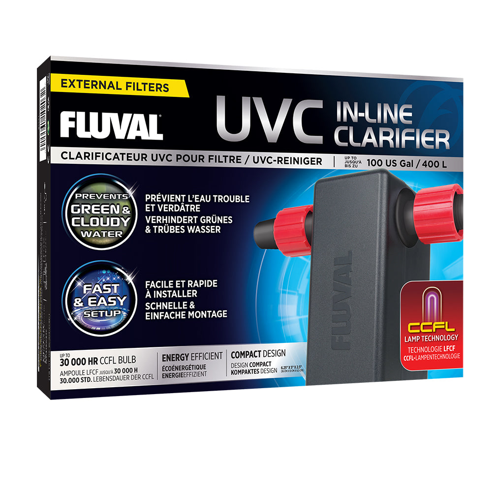 Fluval Clarificateur UVC pour filtre