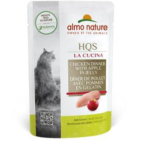 Almo Nature - HQS La Cucina - Chicken With Apple In Jelly Pocket Cat Food (55g)