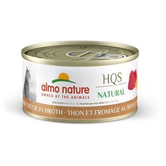 Almo Nature - HQS Natural - Tuna With Cheese In Broth Canned Cat Food (70g)