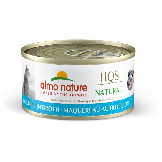 Almo Nature - HQS Natural - Mackerel In Broth Canned Cat Food (70g)
