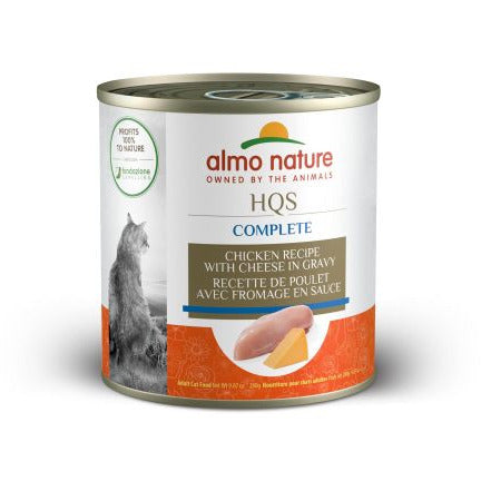 Almo Nature - HQS Complete - Chicken With Cheese In Gravy Canned Cat Food (280g)