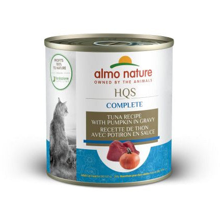 Almo Nature -HQS Complete - Thon Et Citrouille En Sauce - Nourriture en conserve pour chat (280g)