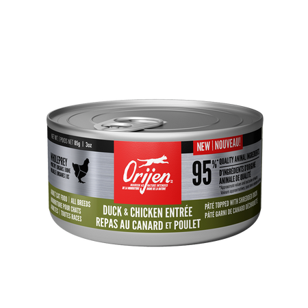 Orijen Duck &amp; Chicken Entrée Canned Cat Food (85g)