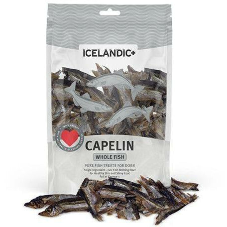 Icelandic+ Poisson Entier Capelan (2.5oz) - Gâteries Pour Chiens