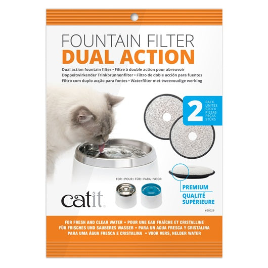Catit Dual Action Replacement Filters – 2 pack
