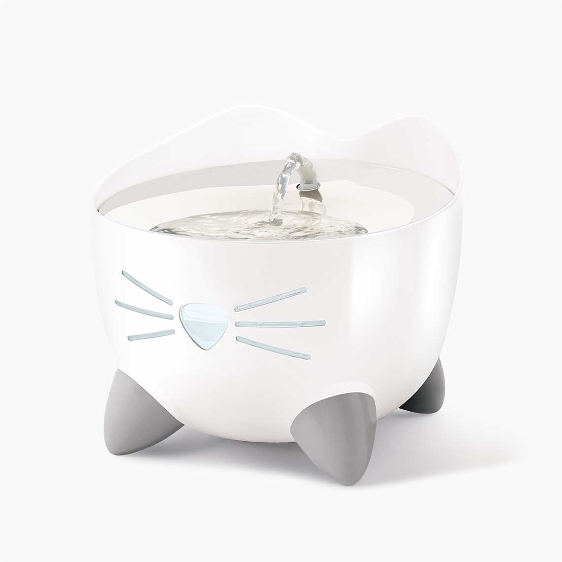 Abreuvoir / fontaine Catit PIXI avec dessus en acier inoxydable - Fontaine pour chats