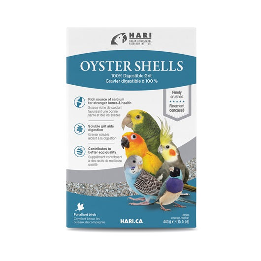 HARI/Hagen Bird Oyster Shell, 440 g (15.6 oz)