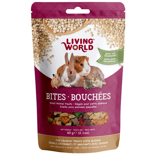 Living World Small Animal Bites with Quinoa - 60 g