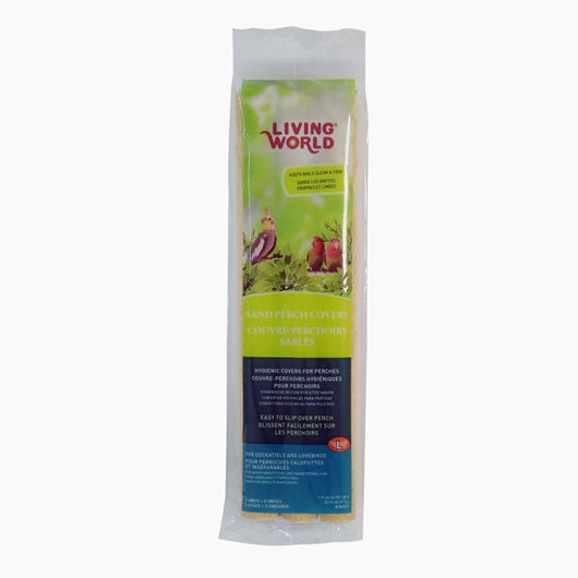 Living World Sand Perch Covers For Cockatiels 3-pack