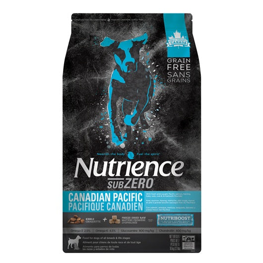 Nutrience Grain Free Subzero for Dogs - Canadian Pacific - 10 kg (22 lbs)