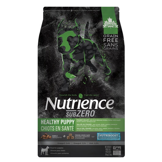 Nutrience Grain Free Subzero Healthy Puppy - Fraser Valley - 10 kg (22 lbs)