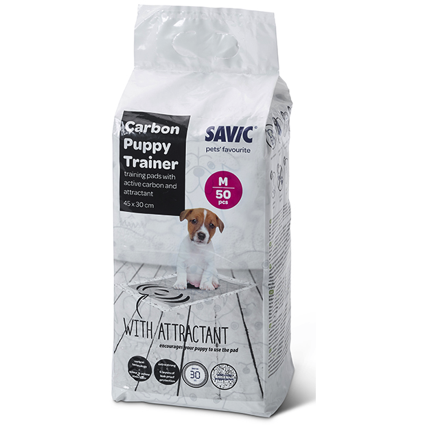 Carbon top puppy pads
