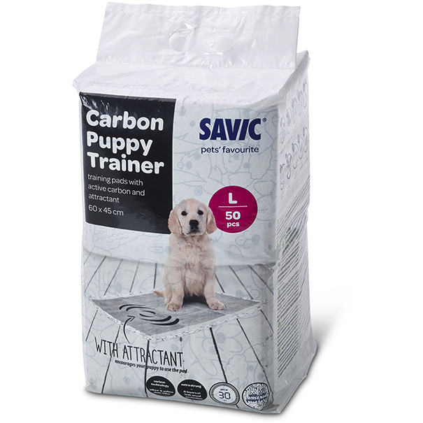 Savic Puppy Trainer Carbon Large Pads - 50pcs