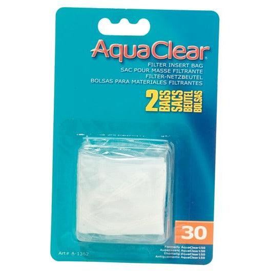 Sacs de média filtrant en nylon AquaClear pour filtre puissant AquaClear 30, paquet de 2