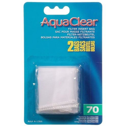 AquaClear Nylon Filter Media Bags for AquaClear 70 Power Filter, 2 pack