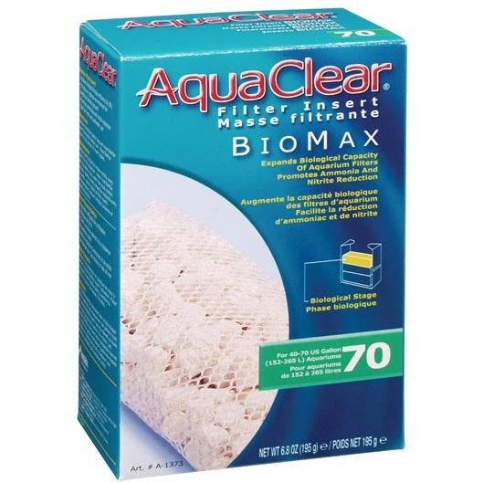 Insertion AquaClear 70 Bio-Max, 195 g (6,8 OZ)