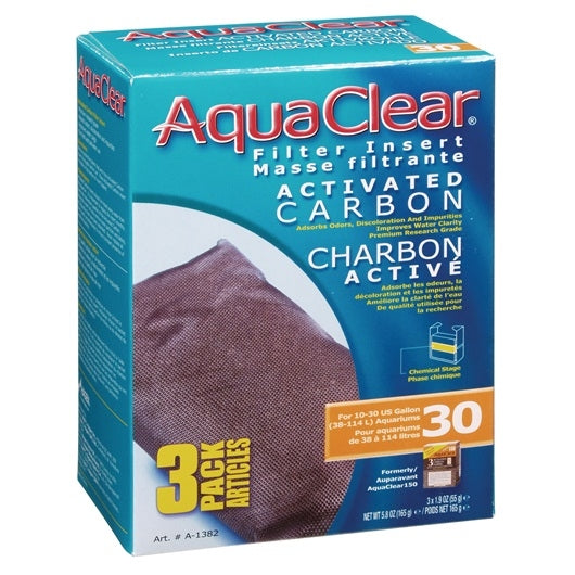 Cartouche de filtre à charbon actif AquaClear 30 - 165 g (5,8 oz)
