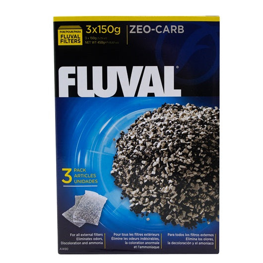 Fluval ZEO-CARB, 3 x 150 g