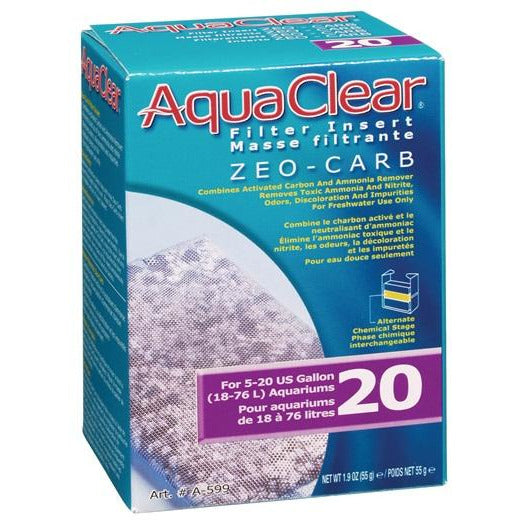 Cartouche filtrante AquaClear 20 Zeo-Carb, 55 g (1,9 oz)