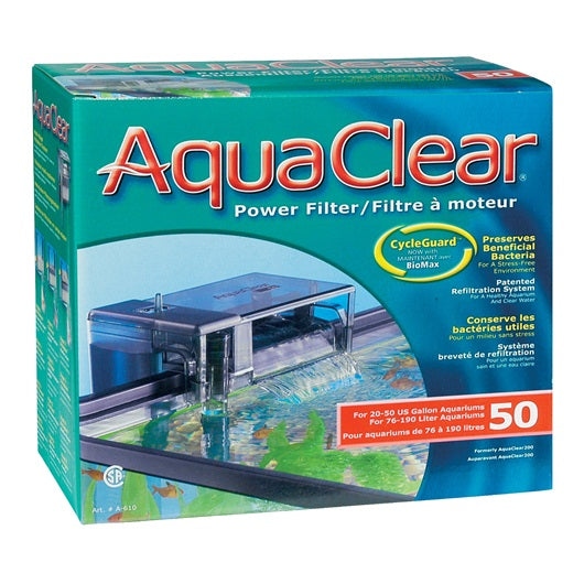 AquaClear 50 Power Filter, 189 L (50 US Gal.)