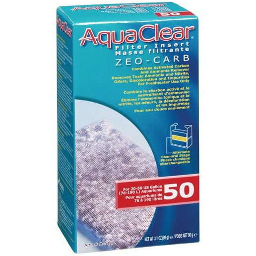 Cartouche filtrante AquaClear 50 Zeo-Carb, 90 g (3,1 oz)