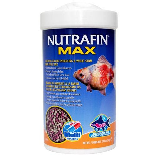 Nutrafin Max Goldfish Color Enhancing &amp; Wheat Germ Pellet Mix
