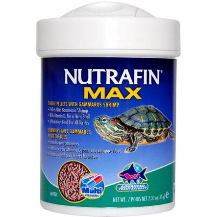 Granulés Nutrafin Max pour tortues aux crevettes Gammarus